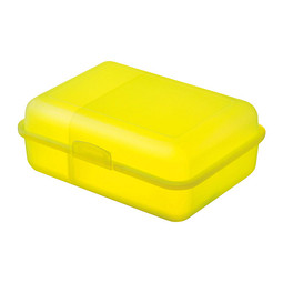Vorratsdose Pausen-Box, trend-gelb PP