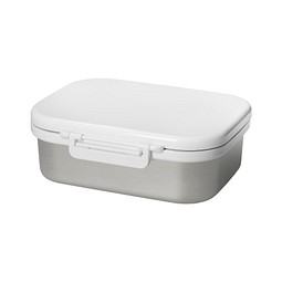 Vorratsdose Storage, 1,0 l, silber/weiss