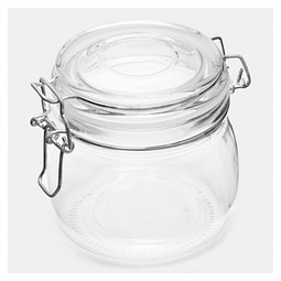 Vorratsglas CLICKY M mit Bügelverschluss, Füllmenge ca. 500 ml,transparent