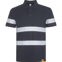 Warnschutz-Industriepolo mit Reflexstreifen, S, LEAD