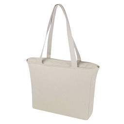 Weekender 500 g/m² recycelte Tragetasche, Oatmeal