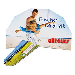 Werbe-Fächer, 2-seit. Druck