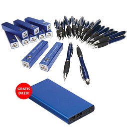 Werbe-Sparset Energy, 211-tlg, inkl. Druck, blau