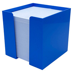 Werbe-Set: 108 Zettelboxen, inkl. Druck, blau
