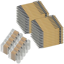 Werbe-Sparset Give-Away Bambus, 300-tlg., Braun