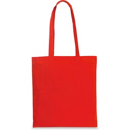 WHARF. Tragetasche aus 100% Baumwolle (100 g/m²), Rot
