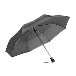 Automatik Windproof Taschenschirm BORA, grau