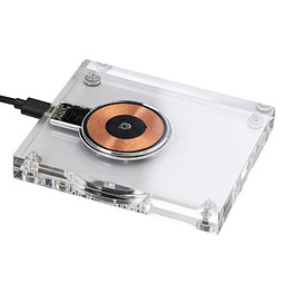 Wireless Fast Charger 15 Watt, transparent