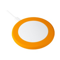 Wireless Charger REEVES-myMATOLA, weiß/orange