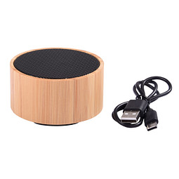 Wireless-Lautsprecher BAMBOO SOUND,braun, schwarz