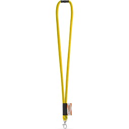 WISBECH. SET Lanyard TUBE Long (Ø 7 mm) mit 9 mm Schnappkarabiner und Ø 7 mm Sicherheitsverschluss, 310 - Gelb