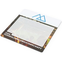 Geiger-Notes WM-Haftnotiz-Mousepad, Motiv Stadionemotion, inkl. Druck