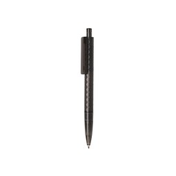 X3 Frosted-Pen aus GRS recyceltem PC, schwarz