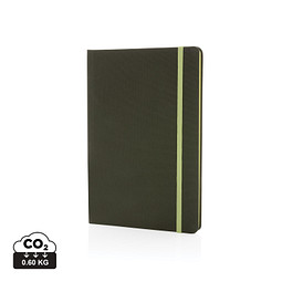 XD COLLECTION GRS-zertifiziertes rPET-A5-Notizbuch, grün, grün