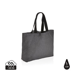 XD COLLECTION Impact Aware™ 240g/m² große Tasche aus rCanvas, ungefärbt, anthrazit