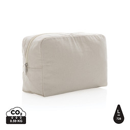 XD COLLECTION Impact Aware™ 285g/m² Kosmetiktasche aus ungefärbtem Canvas, off white