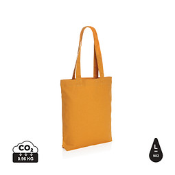 XD COLLECTION Impact Aware™ 285g/m² Tragetasche aus rCanvas, sonnenuhr orange