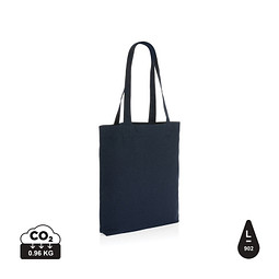 XD COLLECTION Impact Aware™ 285g/m² ungefärbte rCanvas-Tragetasche, navy blau