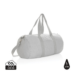 XD COLLECTION Impact Aware™ 285g/m² ungefärbter rCanvas-Seesack, grau