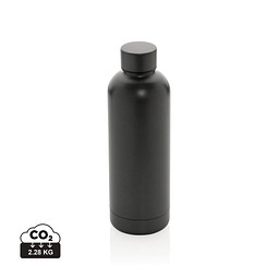 XD COLLECTION Impact Vakuumflasche aus RCS recyceltem Stainless-Steel, grau