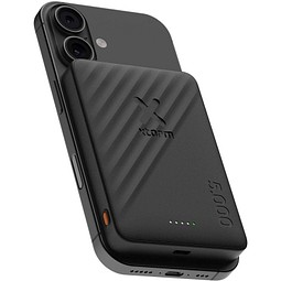 Xtorm Go2 15 W, 5000 mAh kabellose Powerbank, schwarz