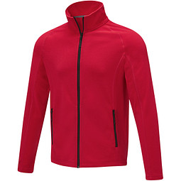 Zelus Fleecejacke für Herren, rot, L