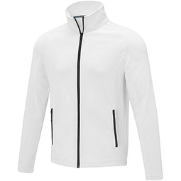 Zelus Fleecejacke für Herren, weiß, L