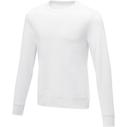 Zenon Sweater mit Rundhalsausschnitt für Herren, weiss, 5XL