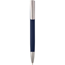Ziguur Kugelschreiber aus recyceltem Aluminium (blaue Mine), navy