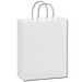 Papier-Tragetasche, 24 x 32 x 11 cm, weiß
