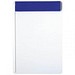 Schreibbrett, weiß/blau