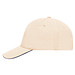 5-Panel Sandwich-Cap, natur/navy