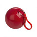 Notfallponcho im Kunststoffball, rot