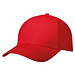 6-Panel-Cap Jack, rot