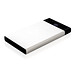 XD COLLECTION flache Powerbank mit digitalem Display, 6.000 mAh, silber XD COLLECTION flache Powerbank mit digitalem Display, 6.000 mAh, silber