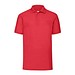 FRUIT OF THE LOOM® Unisex Poloshirt Pique, rot, M