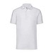 FRUIT OF THE LOOM® Unisex Poloshirt Pique, weiß, M