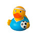 Schnabels® Bade-Ente Fussballer, gelb/hellblau