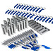 Werbe-Sparset, 300-tlg., inkl. Druck, silber/blau Werbe-Sparset, 300-tlg., inkl. Druck, silber/blau