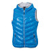 JAMES & NICHOLSON Damen Daunenweste, blau/silber, S