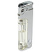 Piezo LED-Feuerzeug Light Fire, silber-metallic