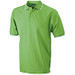 JAMES & NICHOLSON Herren Poloshirt Pique, hellgrün/weiß, XXL