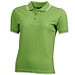 JAMES & NICHOLSON Damen Poloshirt Pique, hellgrün/weiß, L