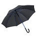 FARE® Automatik-Stockschirm Windproof, schwarz-euroblau