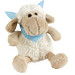 Plüsch-Tiere Fluffy, Schaf, Halstuch hellblau