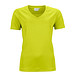 JAMES & NICHOLSON Damen Funktions T-Shirt Active, gelb, S