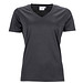 JAMES & NICHOLSON Damen Funktions T-Shirt Active, schwarz, L