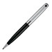 Pierre Cardin Kugelschreiber Didier, schwarze Mine, silber/schwarz Pierre Cardin Kugelschreiber Didier, schwarze Mine, silber/schwarz