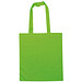 Einkaufstasche Baumwolle, lange Henkel, apfelgrün