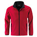 JAMES & NICHOLSON Herren Softshell-Jacke Promo, rot, L
